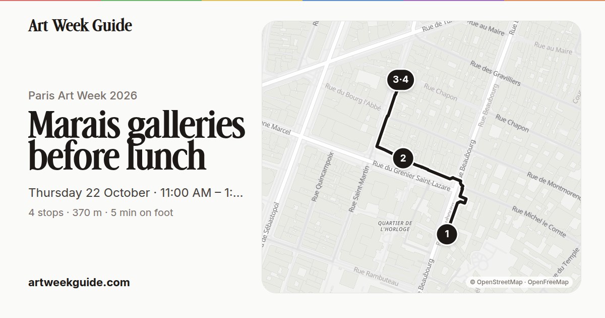 Link preview for Le Marais morning