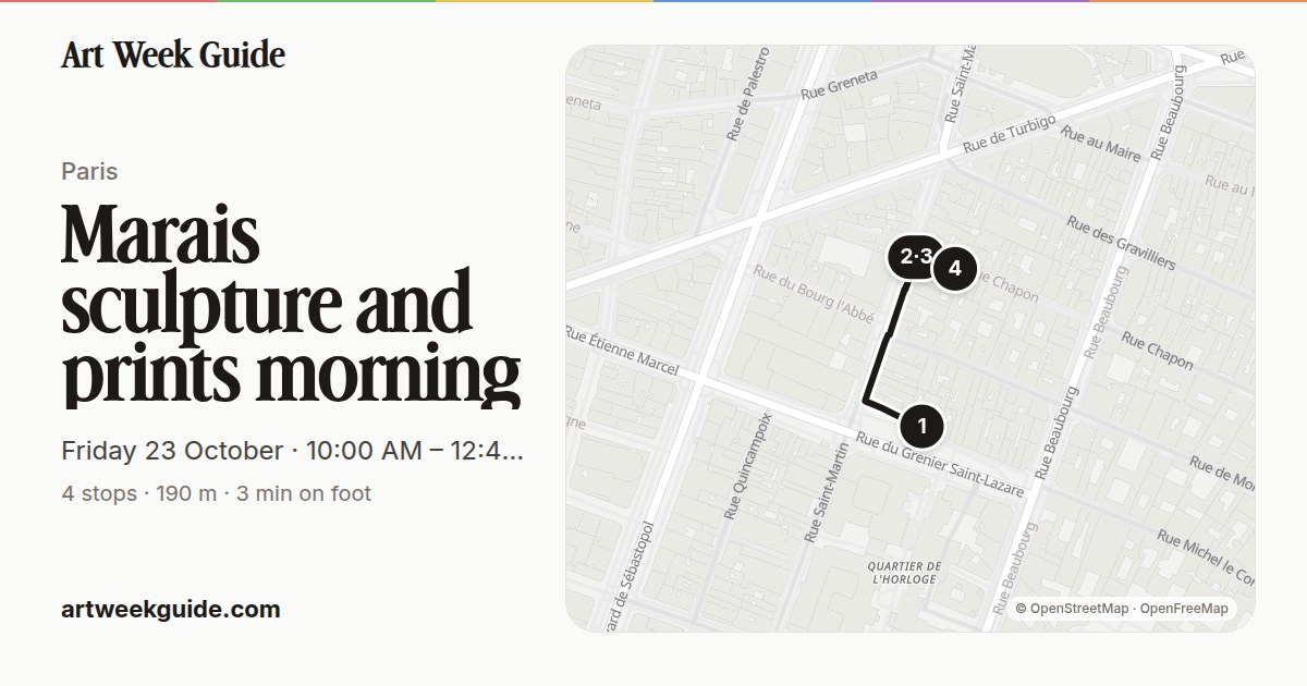 Link preview for Le Marais morning