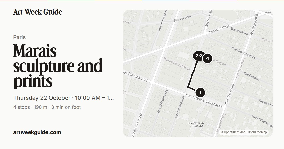 Link preview for Le Marais morning