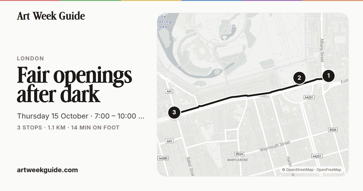 Link preview for Fair openings after dark