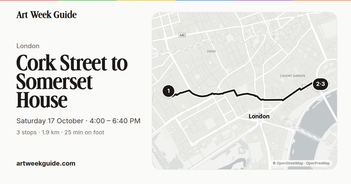 Link preview for Cork Street to Somerset House