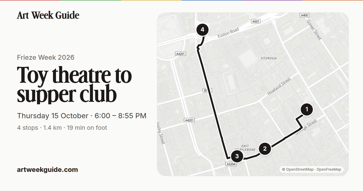 Link preview for Toy theatre to supper club
