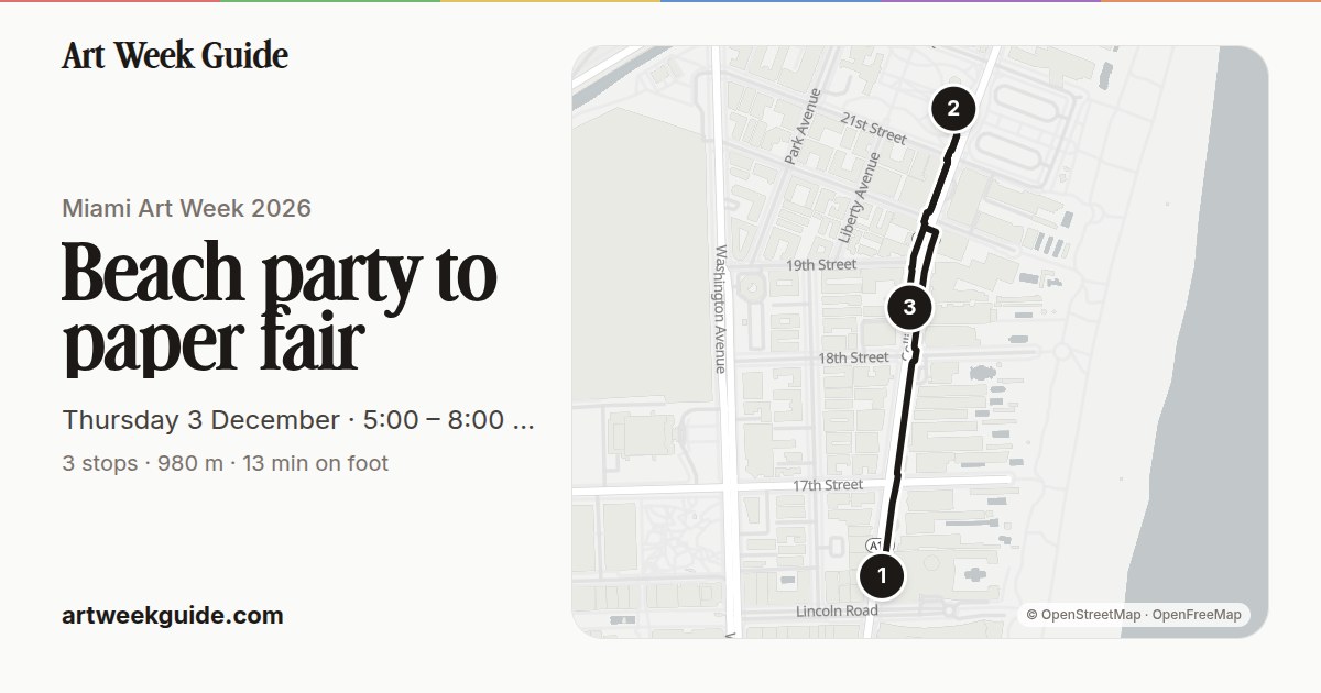 Link preview for South Beach evening