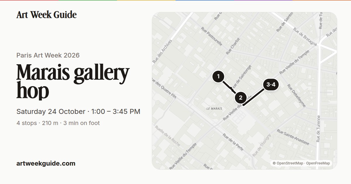 Link preview for Marais gallery hop