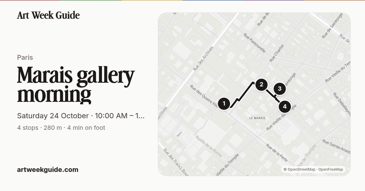 Link preview for Marais gallery morning