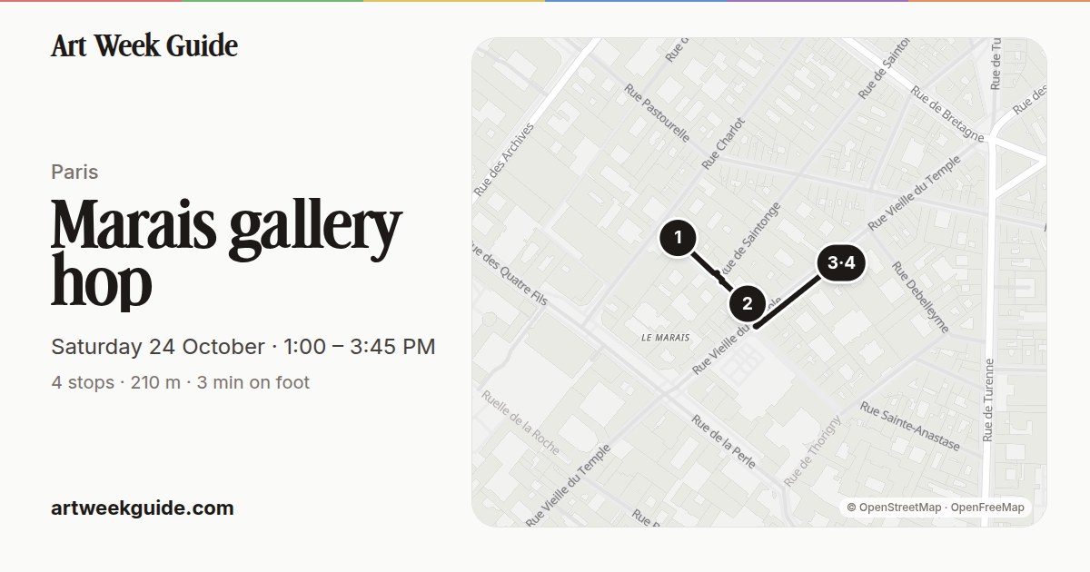 Link preview for Marais gallery hop