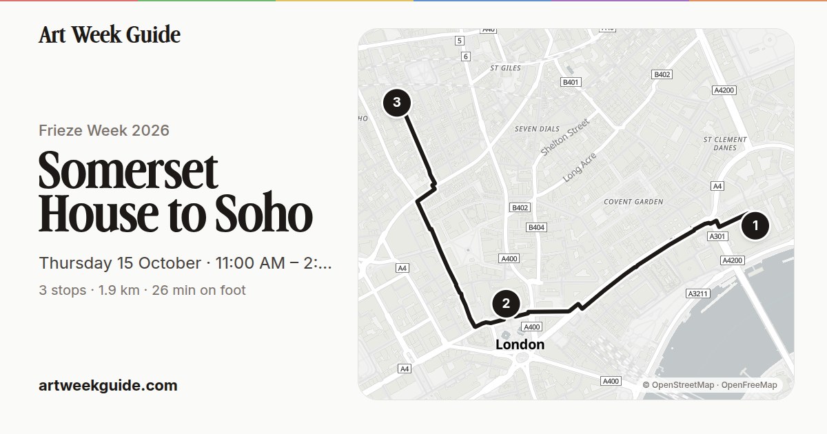 Link preview for Somerset House to Soho