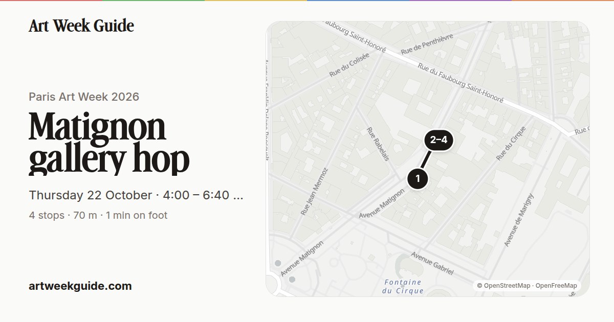 Link preview for Champs-Élysées / Matignon afternoon