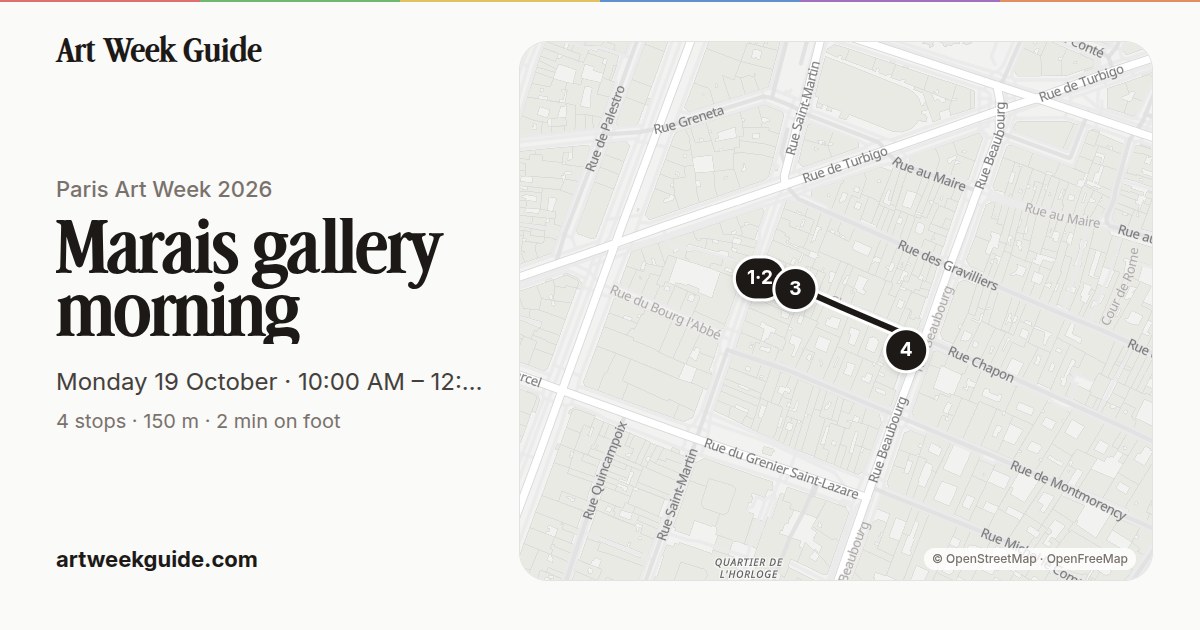Link preview for Marais gallery morning
