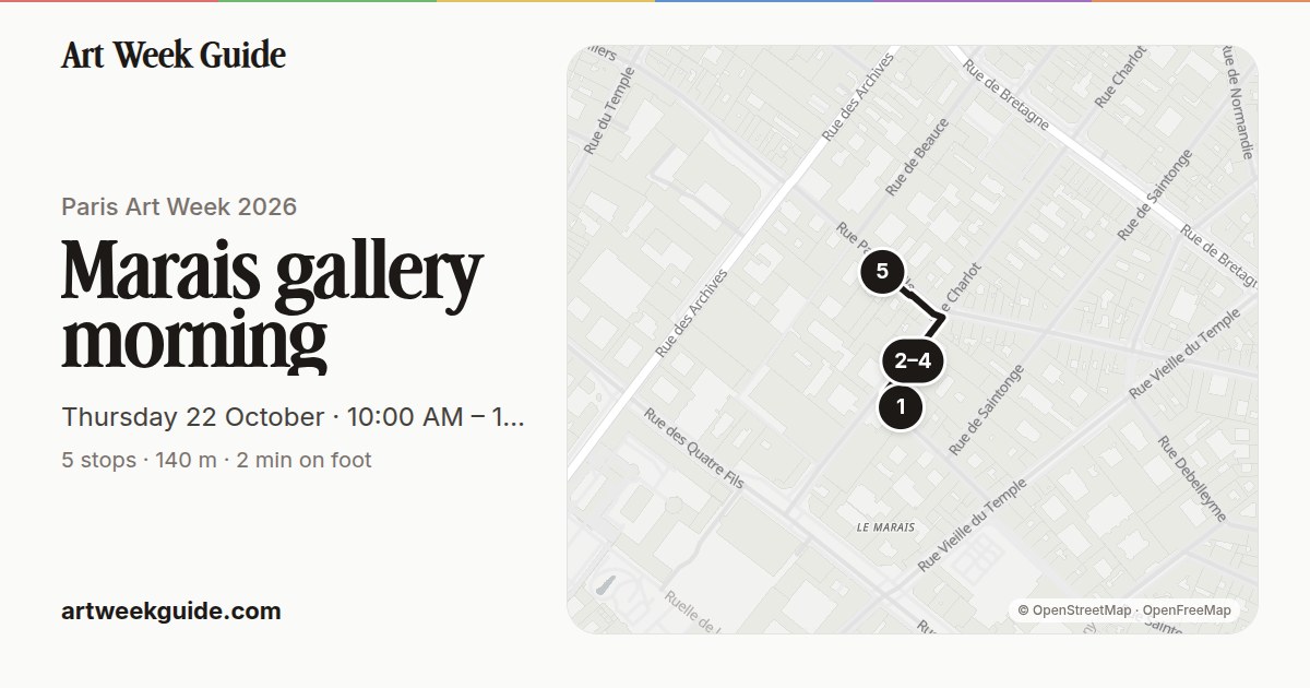 Link preview for Le Marais morning