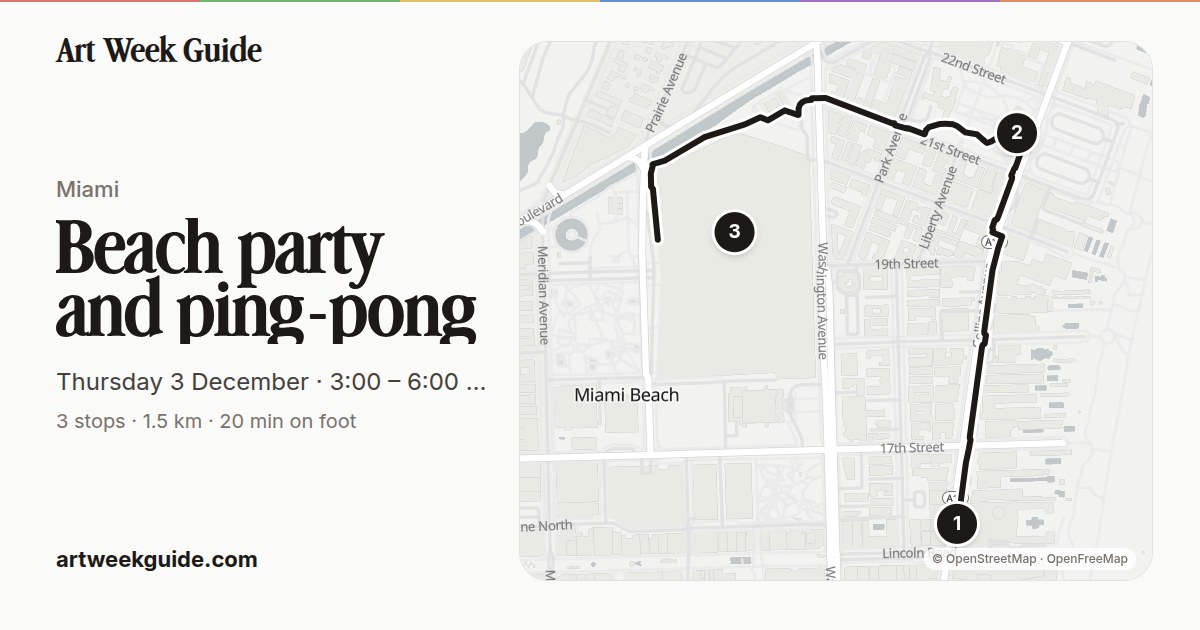 Link preview for South Beach afternoon