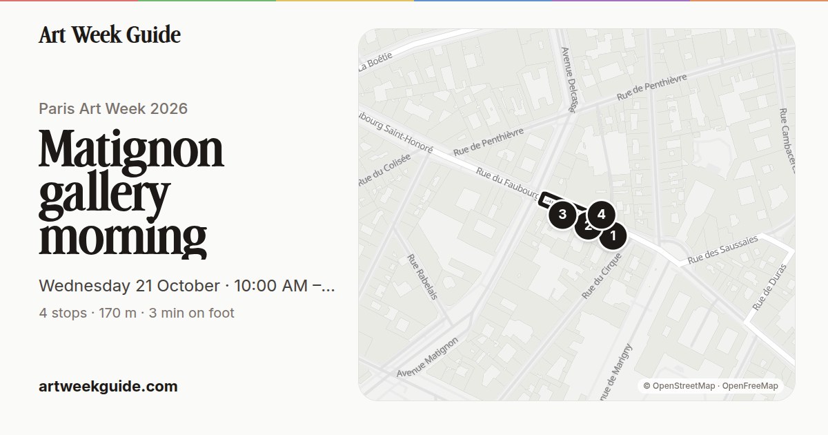 Link preview for Matignon gallery morning