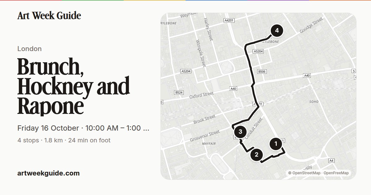 Link preview for Brunch, Hockney and Rapone
