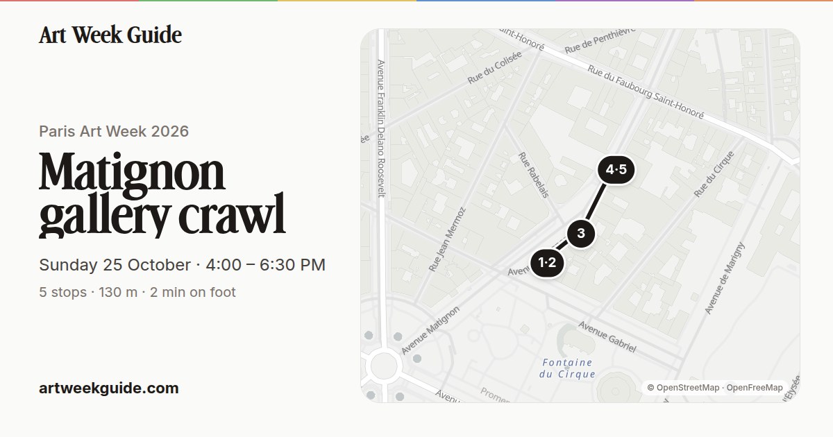Link preview for Champs-Élysées / Matignon afternoon