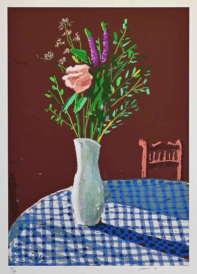 Sotheby's: The David Hockney Sale — 20 Flowers from Normandy