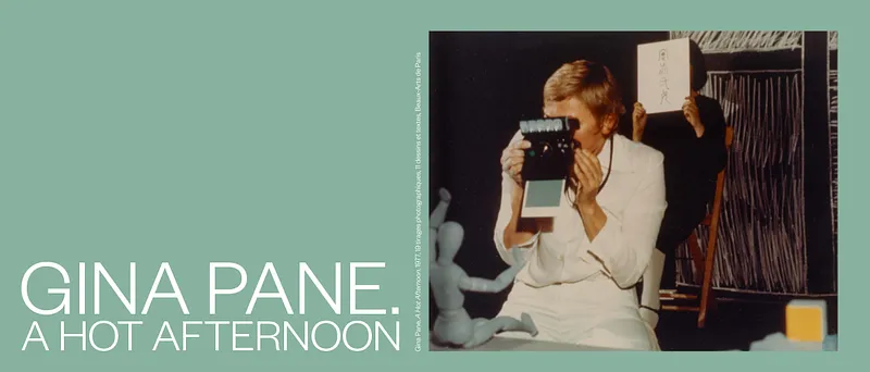 Student performances around 'Gina Pane: A Hot Afternoon'