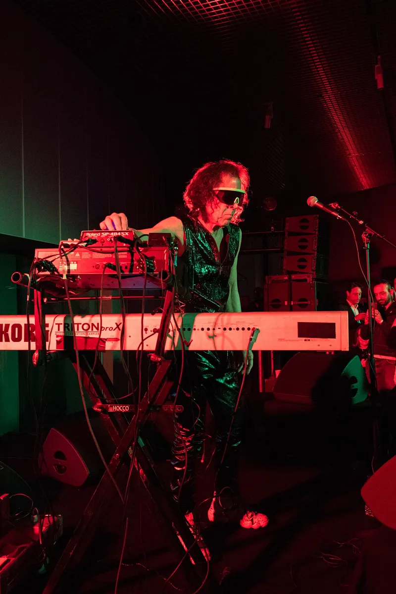 Concert: Martin Rev + Lary 7 (with Blank Forms) at the Bourse de Commerce