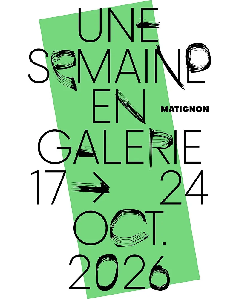 Free guided gallery tour: Matignon (Une Semaine en Galerie)