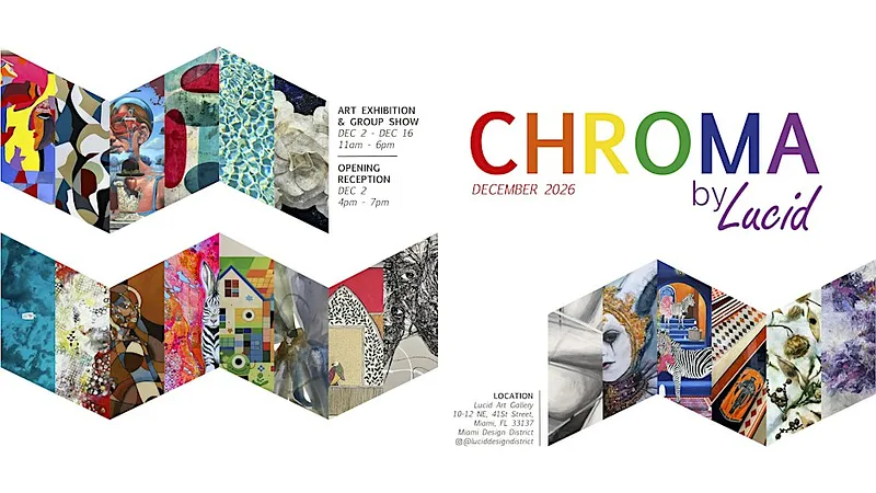 CHROMA 2026: contemporary art group show at Lucid Art Gallery